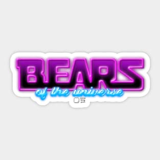 Bears Of The Universe - NEON Sticker